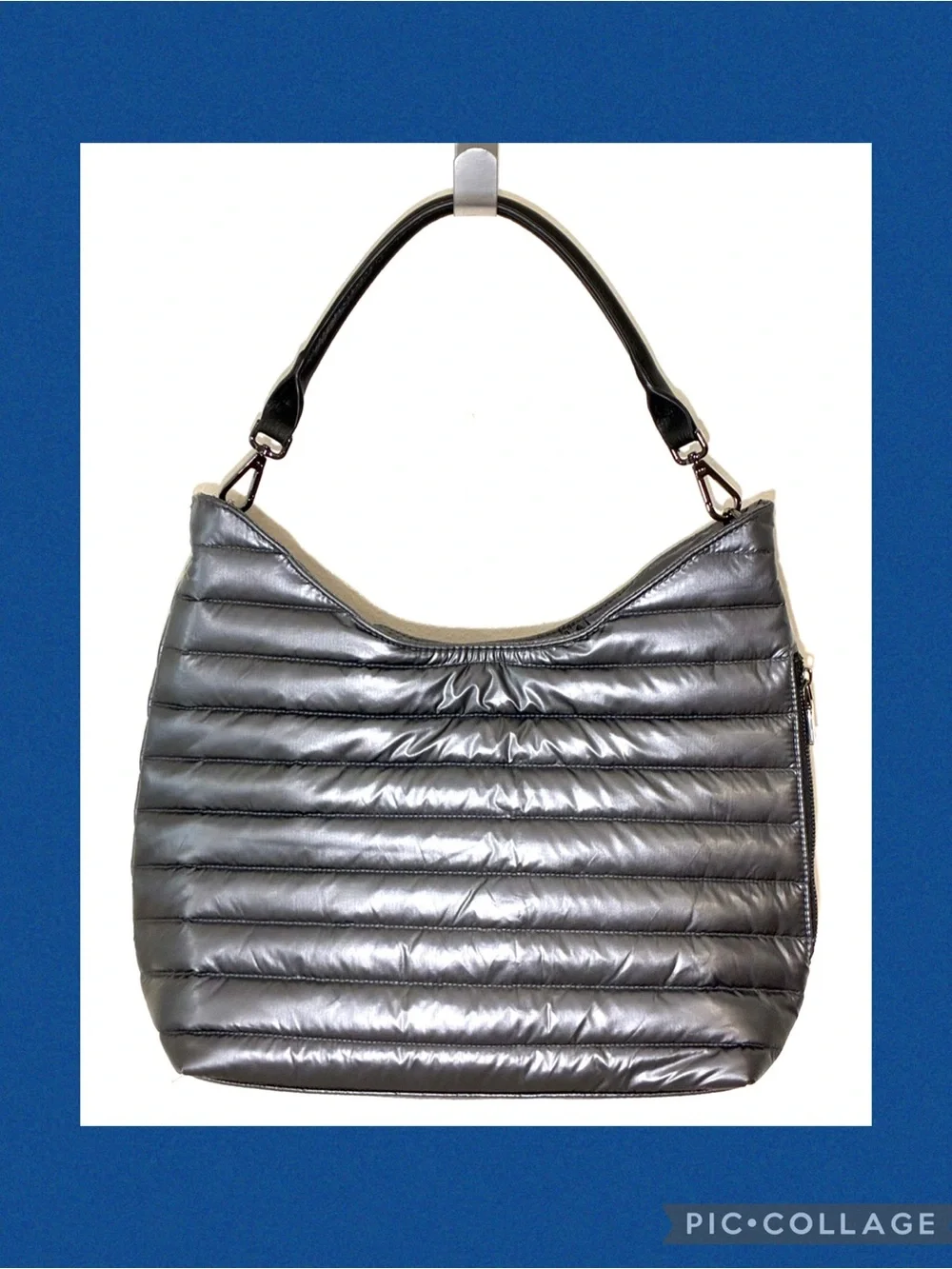 Think Royln The Beverly Puffer Hobo Bag